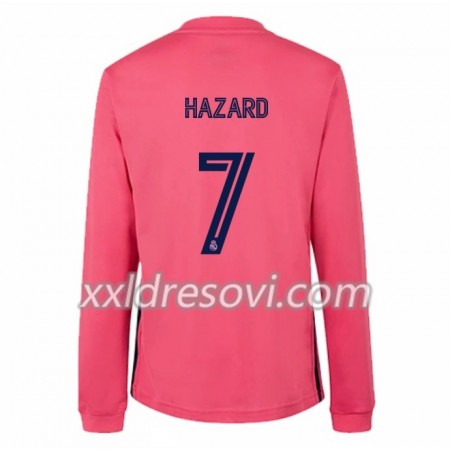 Real Madrid Eden Hazard 7 Drugi Nogometni Dres 2020-2021 Dugim Rukavima